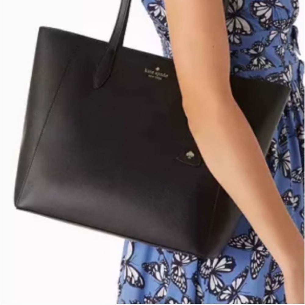 Kate Spade Black Leather Dana Tote